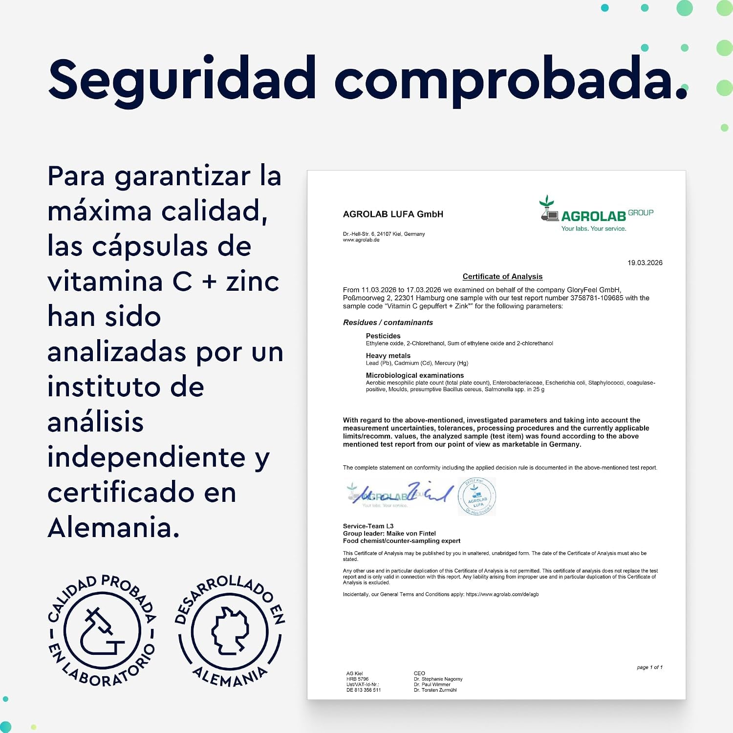 Vitamina C + Zinc - 365 Cápsulas - 1000Mg Vitamina C + 20Mg Zinc - Apoya El Sistema Inmunológico Y Reduce La Fatiga - Con Protección Gástrica Y Ph Neutro -100% Vegano