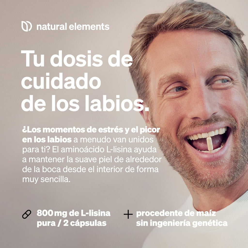 L-Lisina - Fabricado En Alemania - 365 Cápsulas - 1.000 Mg Por Dosis Diaria - Procedente De Fermentación Vegetal - Producto Vegano, Alta Dosificación, Sin Aditivos