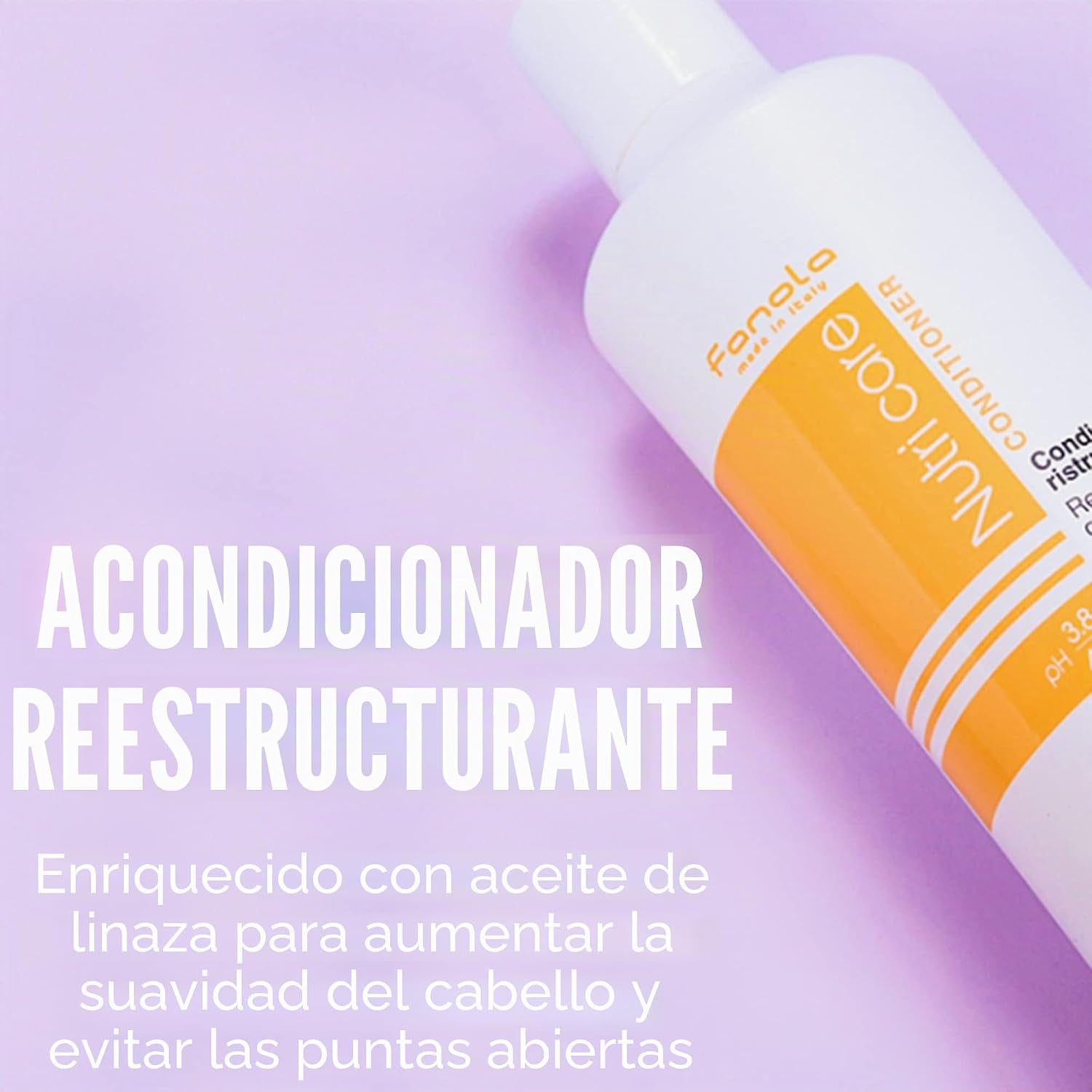 Fanola Nutri Care No Yellow - Champú Acondicionador