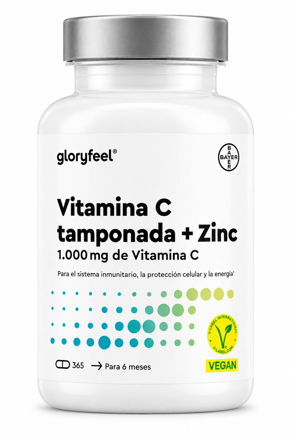 Vitamina C + Zinc - 365 Cápsulas